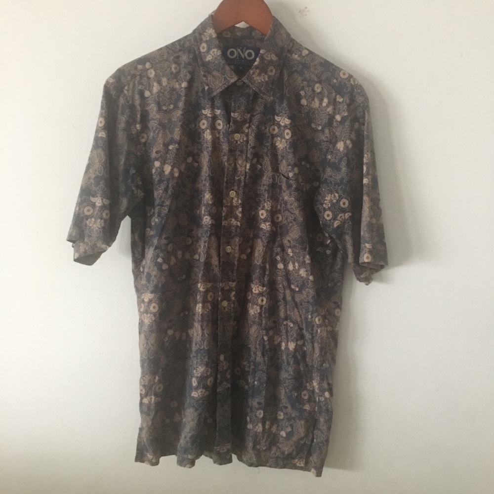 Men’s Vintage Hawaiian Shirt Sz M